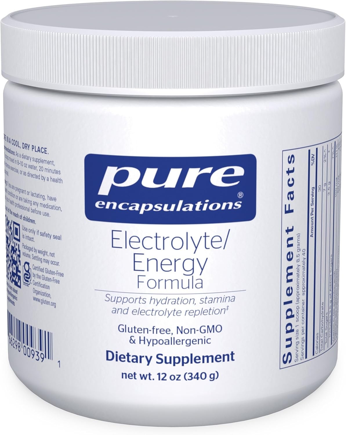 e Ensulats - Electrolyte / Energy Formula - Hypoallernic