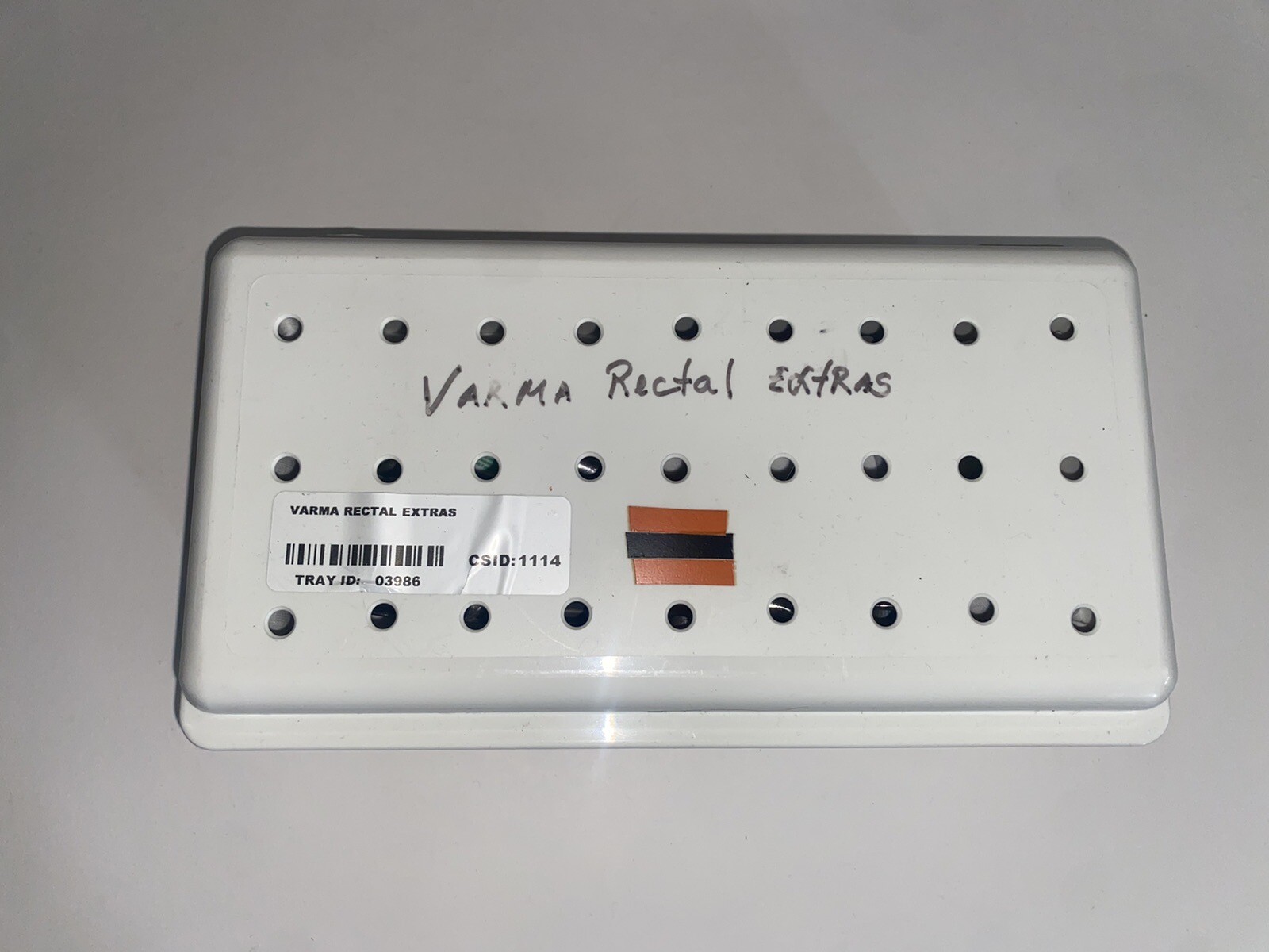 Varma Rectal Extras W/Tray