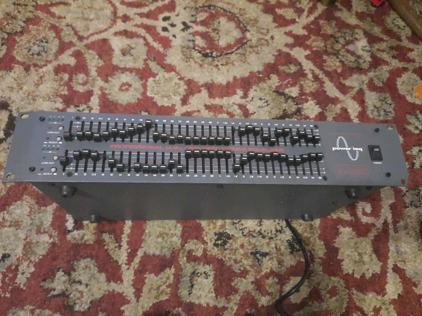 Power Req Professional Dual One Third Octive Equalizer Q-231 **Read