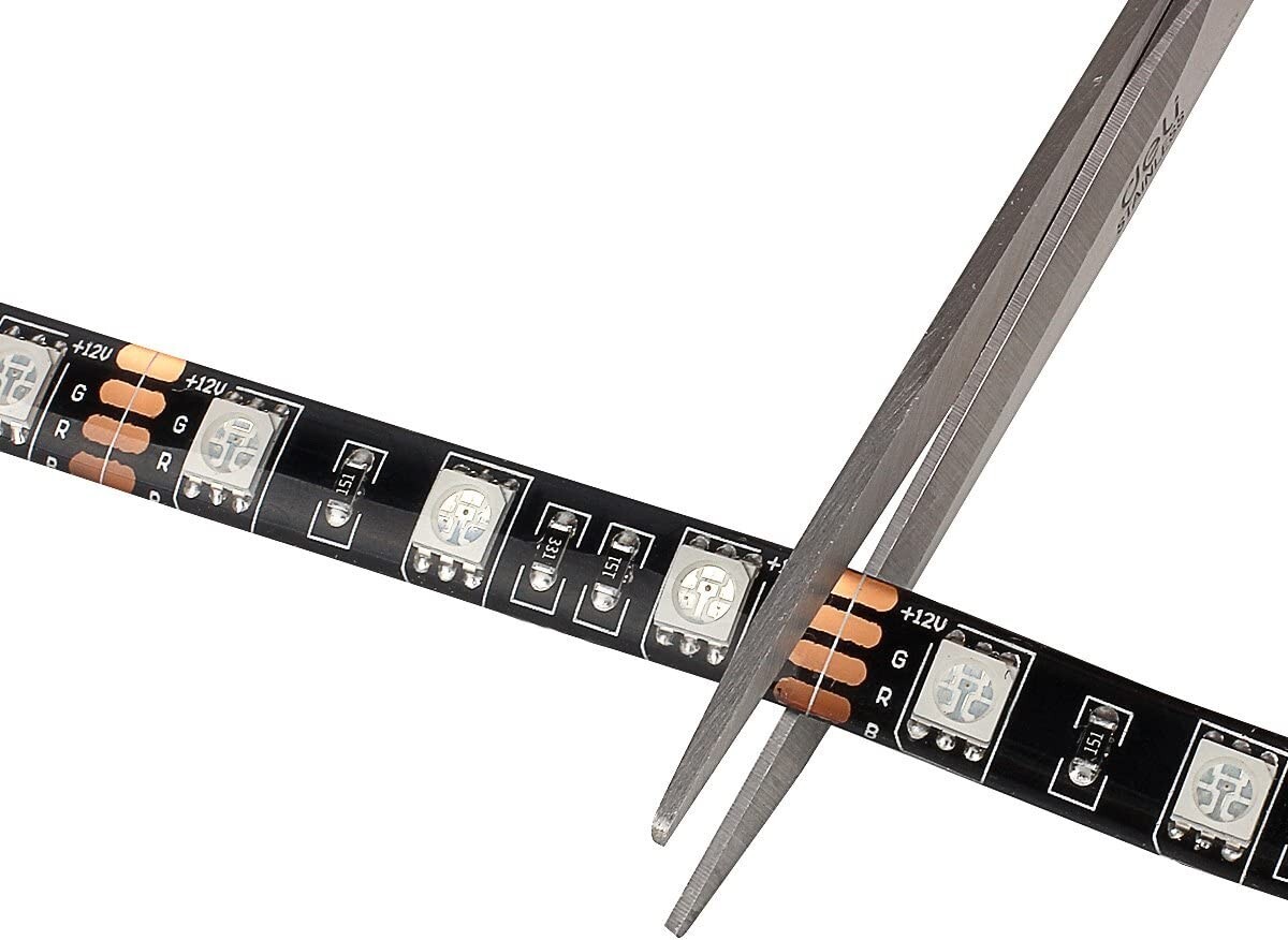 8ft LED light strip color change RGB for TV background under cabinet ambient