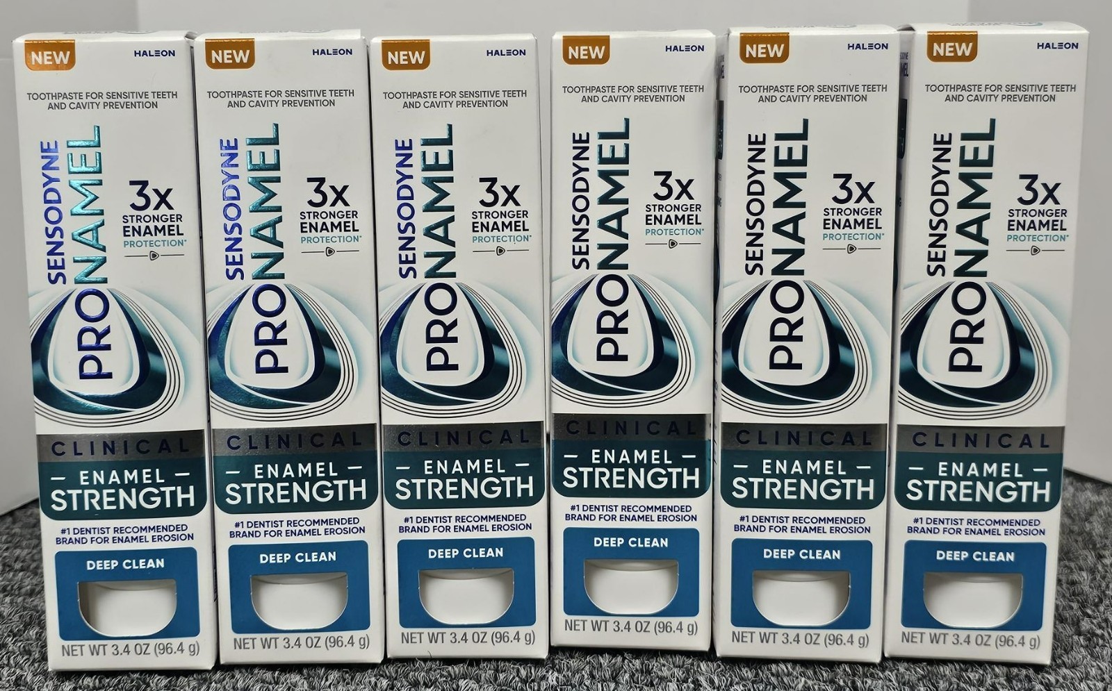 6 X SENSODYNE PRONAMEL DEEP CLEAN Action Toothpaste 3.4 oz Exp 04/28   SIX NEW