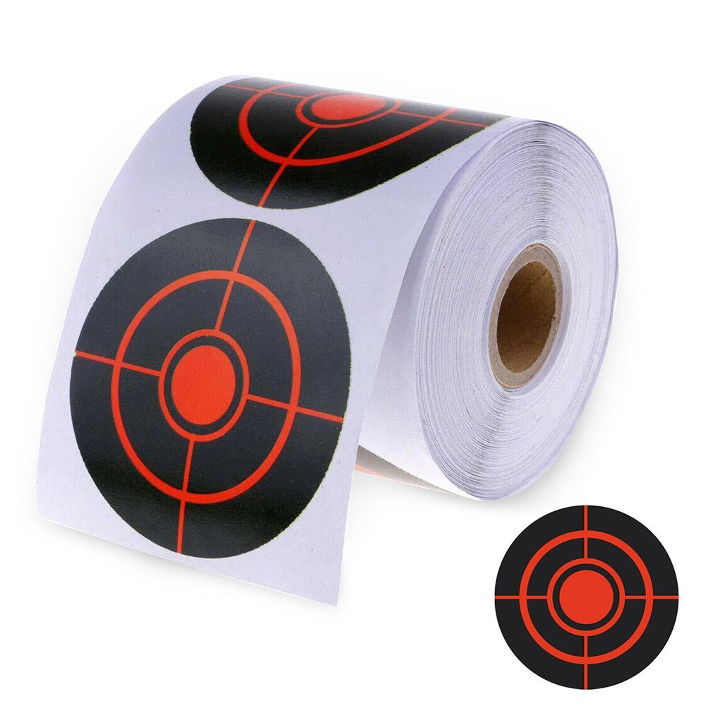 300Pcs Shooting Targets Splatter Reactive Stickers 3" Self Adhesive Shoot Target