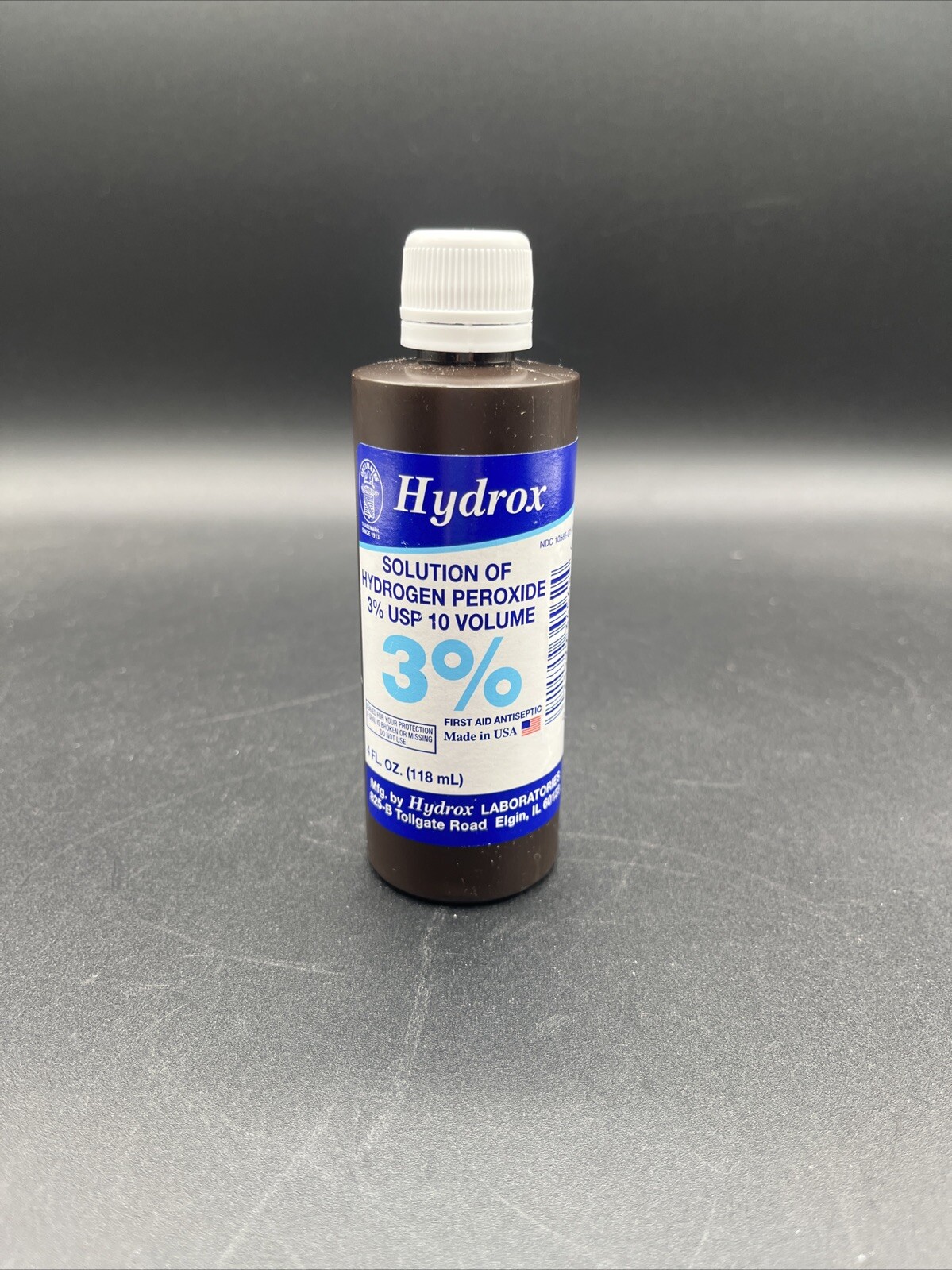 MCK-Antiseptic McKesson Brand Hydrogen Peroxide ￼Topical Liquid 4 oz Bottle New