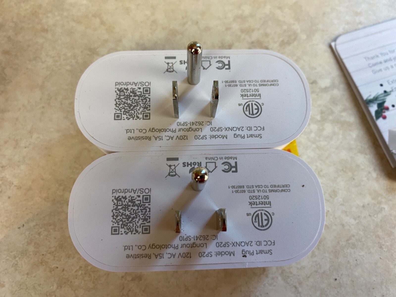 Teckin Smart wi-fi plug SP25 2pack New