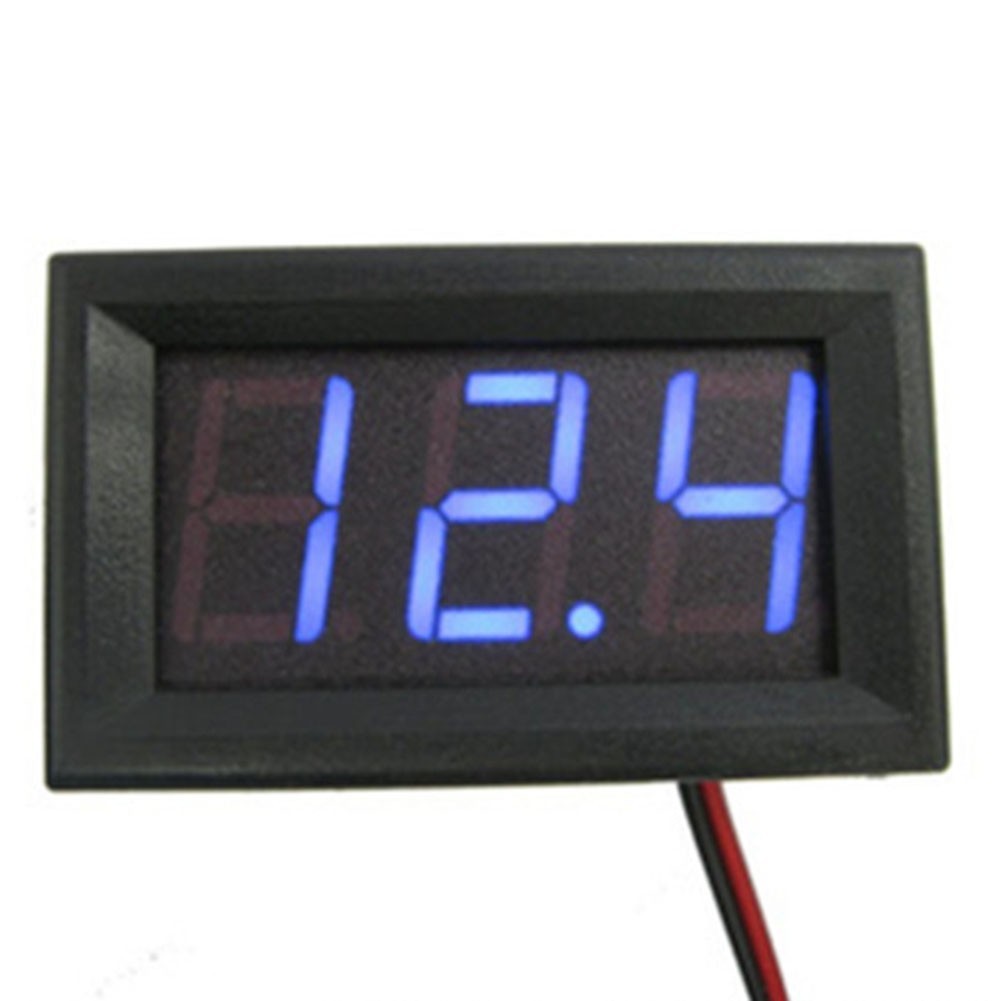 for versatile DC Voltmeter Clear LED Display Measurement Range from 4 5V to 30V