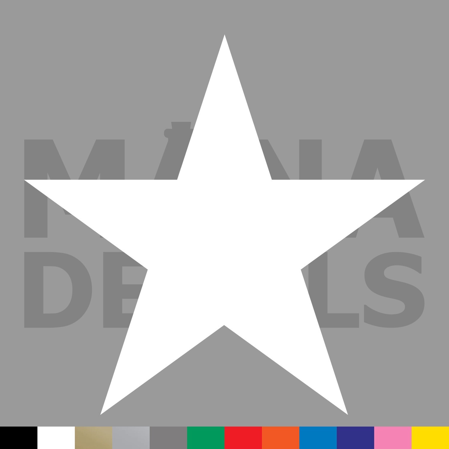 Star Vinyl Die Cut Decal Sticker - 5 Point Shape Military Army USA