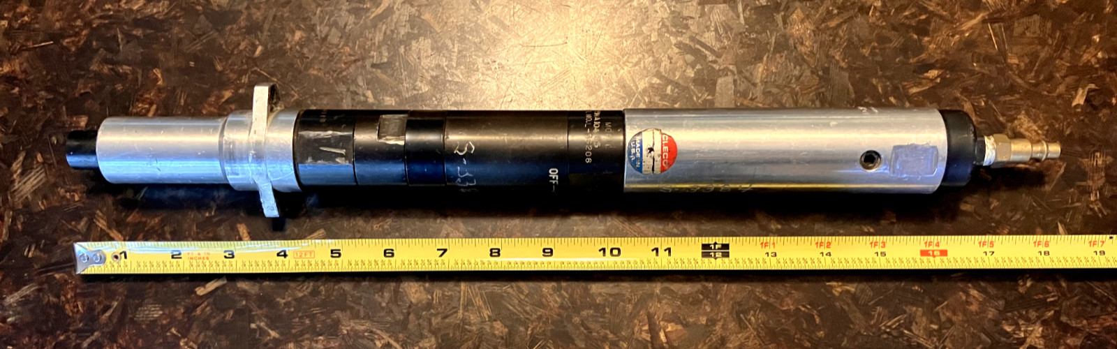 Cleco 35 Series , Pneumatic Inline Fixtured Nutrunner Model 35MA104 R5