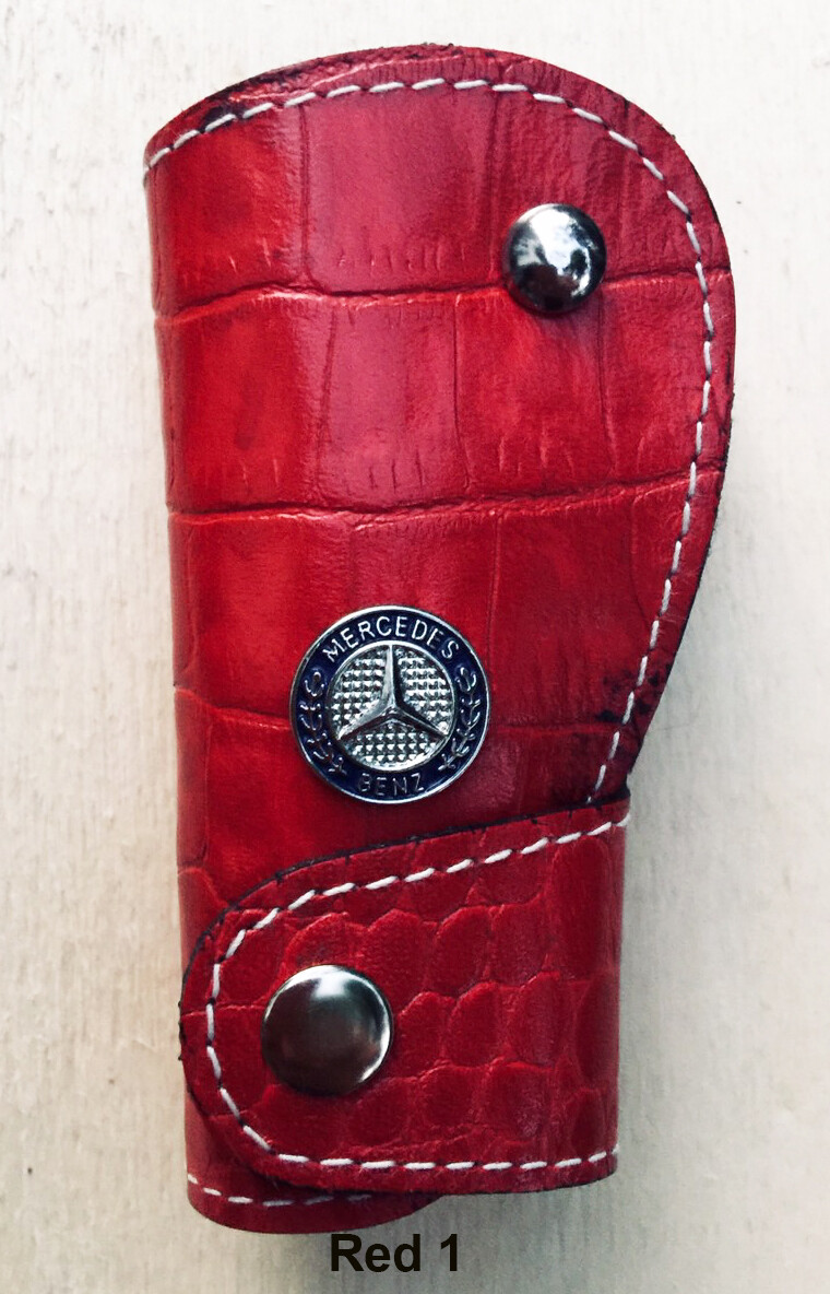 mercedes benz keyring leather