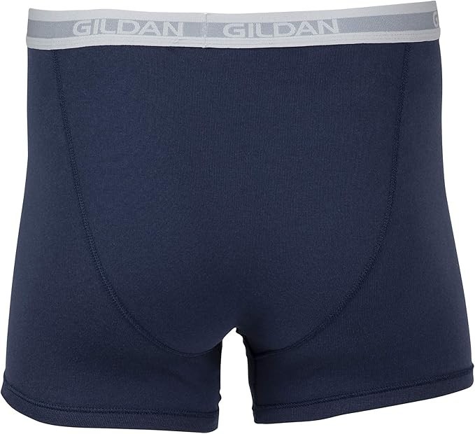 Gildan Men's Underwear Boxer Briefs, Multipack, Mixed Blue (5-Pack), Medium