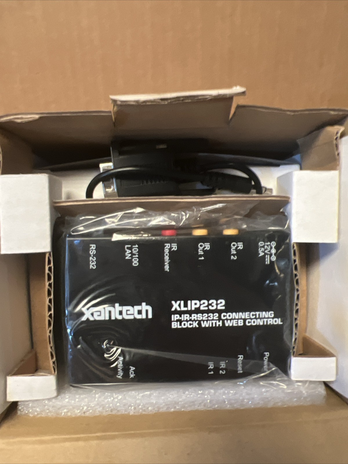Xantech XLIP232 IP-IR-RS232 Connecting Block With Web Control Unit