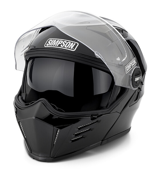 Simpson Racing Products Mod Bandit Motorcycle Helmet Black - Large