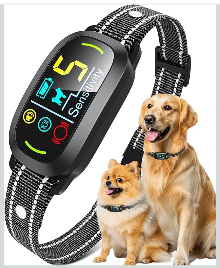 Smart AI Bark Collar for Large Medium Small Dogs, anti Barking Device with 5 Tra