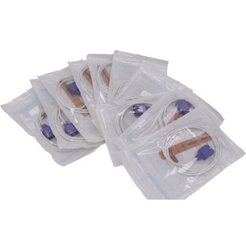 10pcs 9Pin Disposable Neonate/Adult Oximax SpO2 Sensor Compatible MAX-I，US