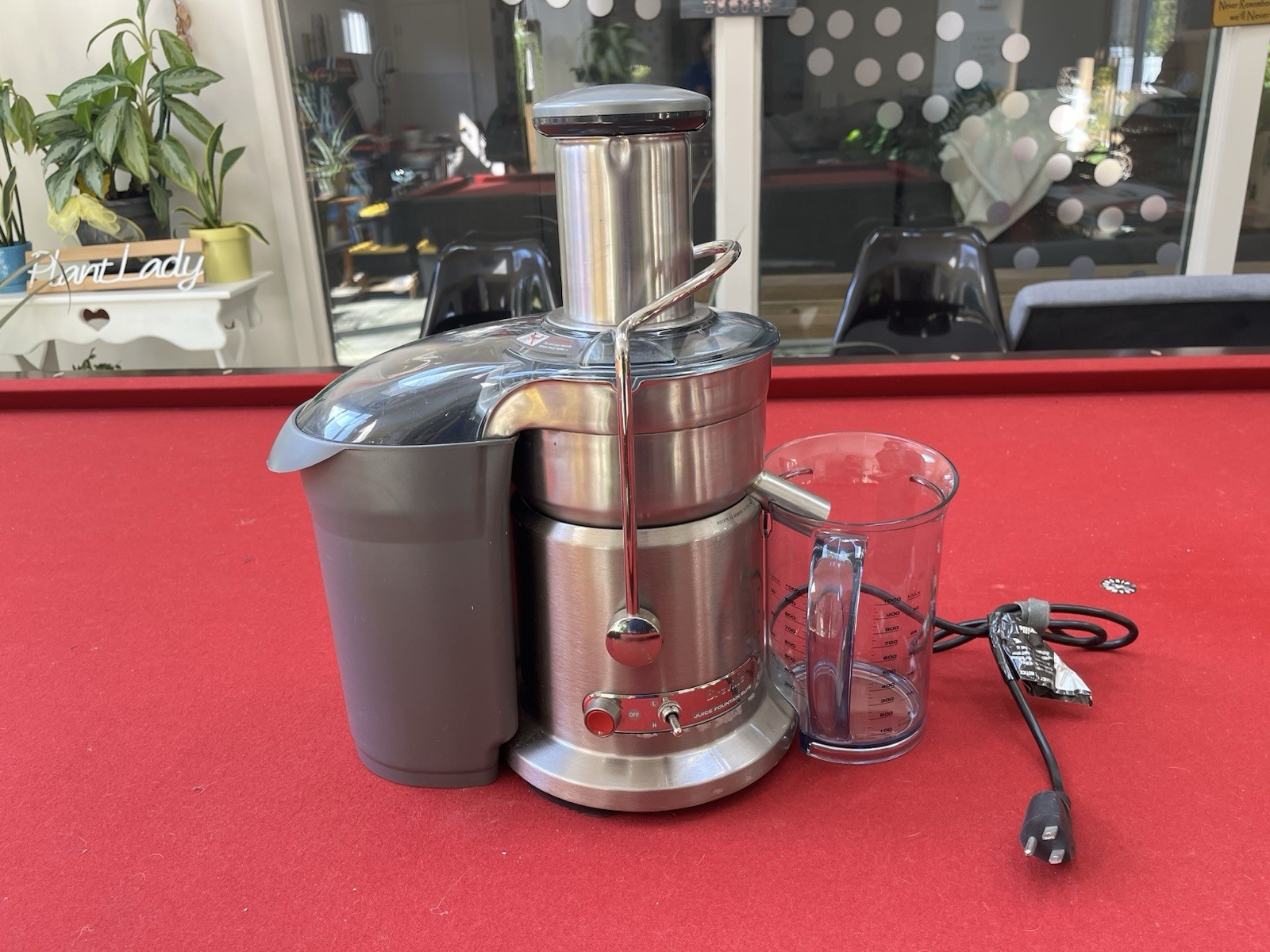 Breville Juicer Model 800JEXL Foutain Elite Kitchen Tabletop Healthy Tested