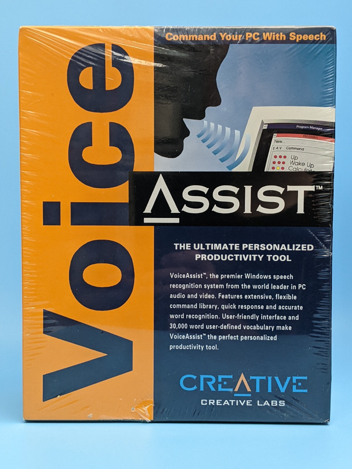 Creative Labs Voice Assist Speech Recognition: VTG Software 1993 Win 3.1 IBM NEW