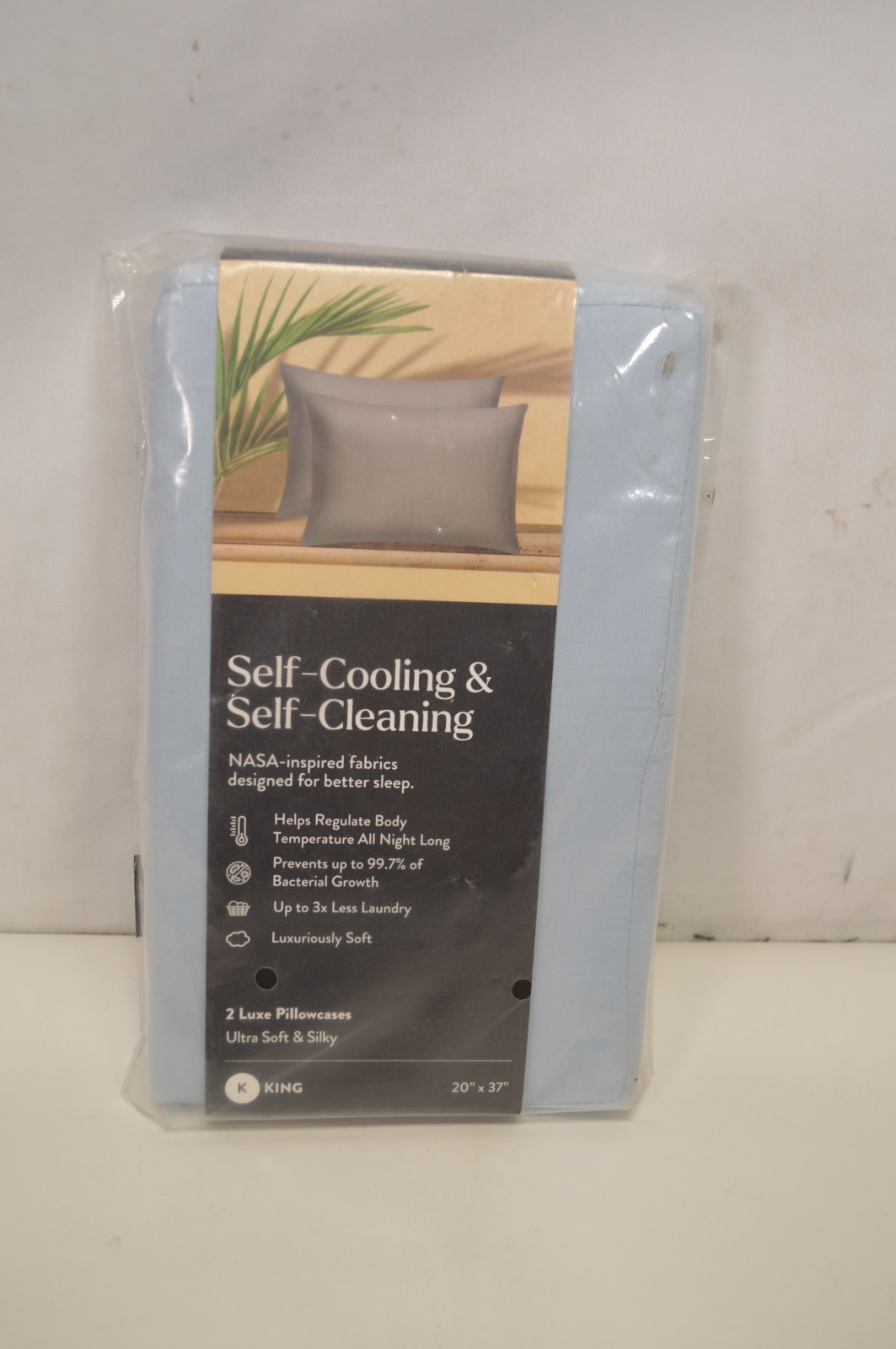 New Miraclebrand Self Cooling Cleaning 2 Luxe Ultra Soft & Silky Pillowcases