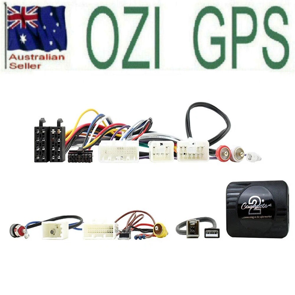 for PRIUS C 2009-  STEERING  ANTENNA  CAMERA  USB ADAPTER + PATCH LEAD CHTO15C
