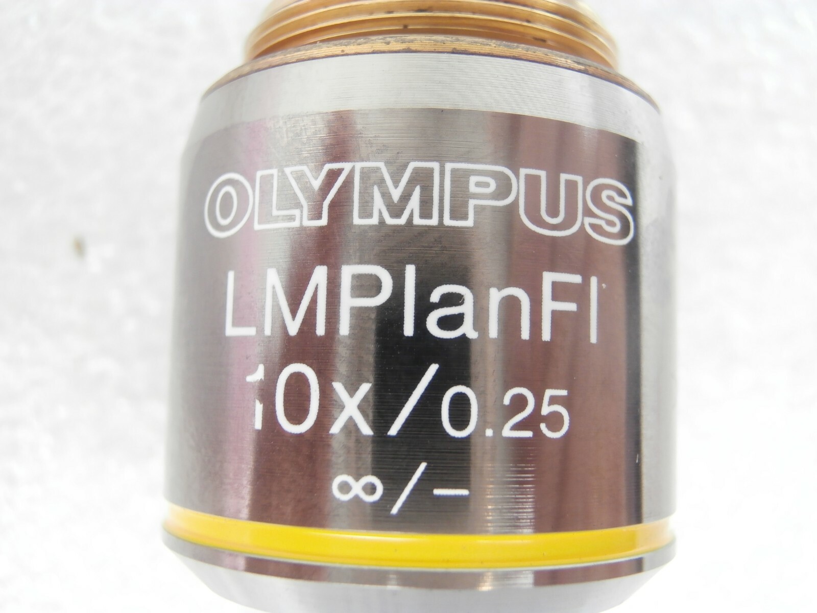Olympus Microscopy LMPlanFI 10x/0.25 ∞/- Microscope Objective LM Plan FI Working