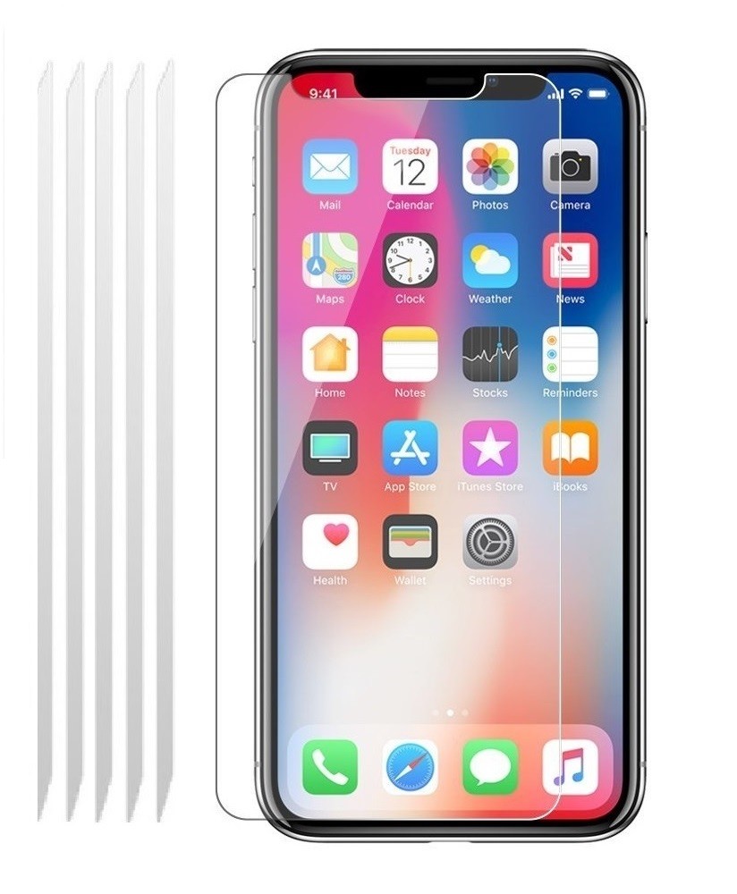 [5 PACK] CLEAR Screen Protector Cover LCD Guard Covers for Apple iPhone XS MAX