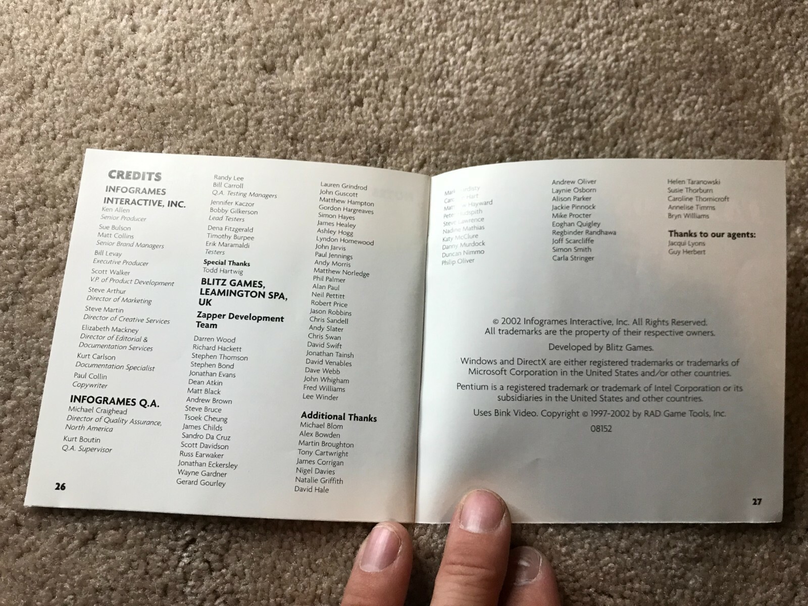 Zapper (Windows PC) Manual only - NICE!