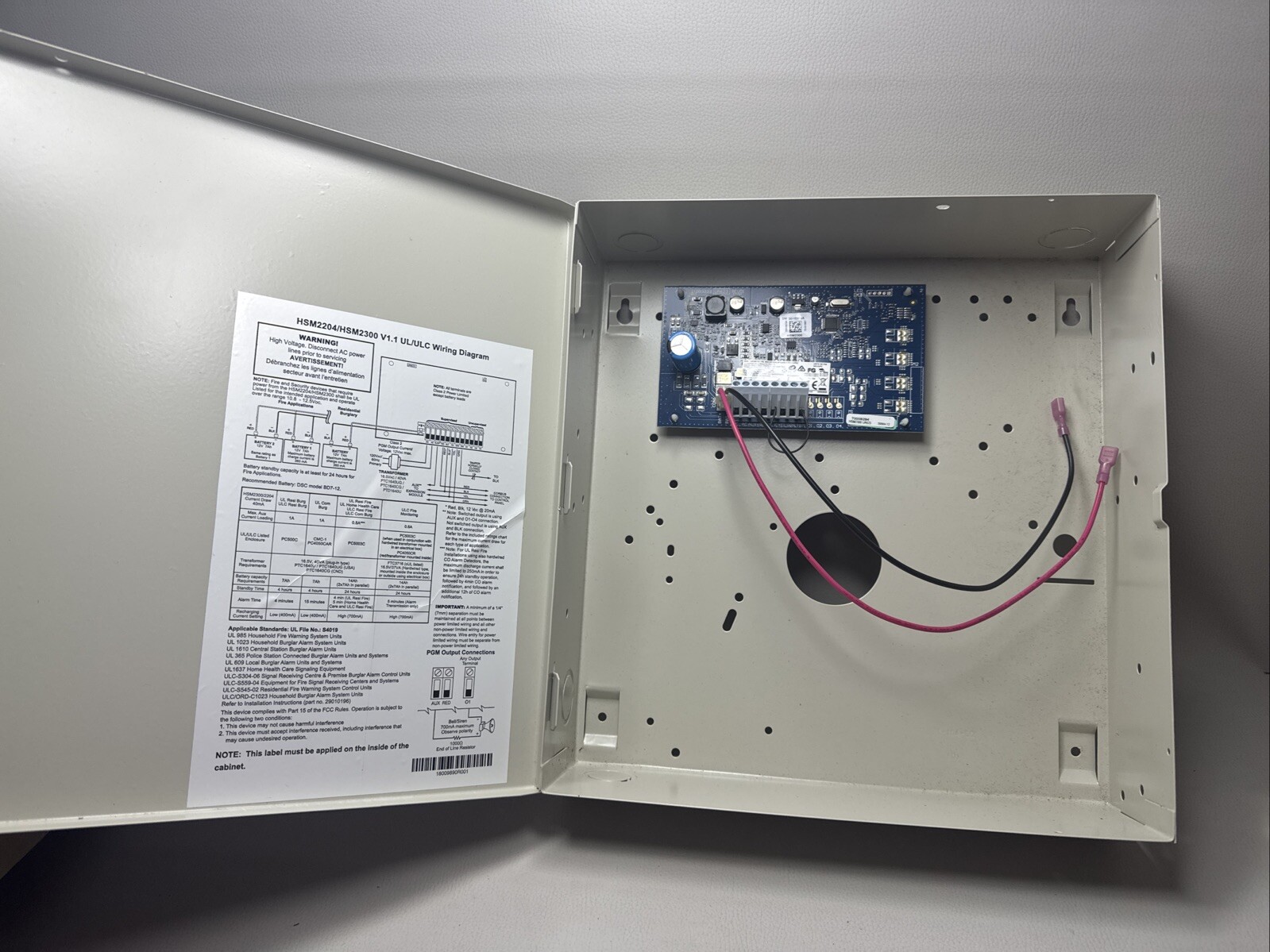 DSC HSM2300 Neo Power Supply Module In DSC PC5003C