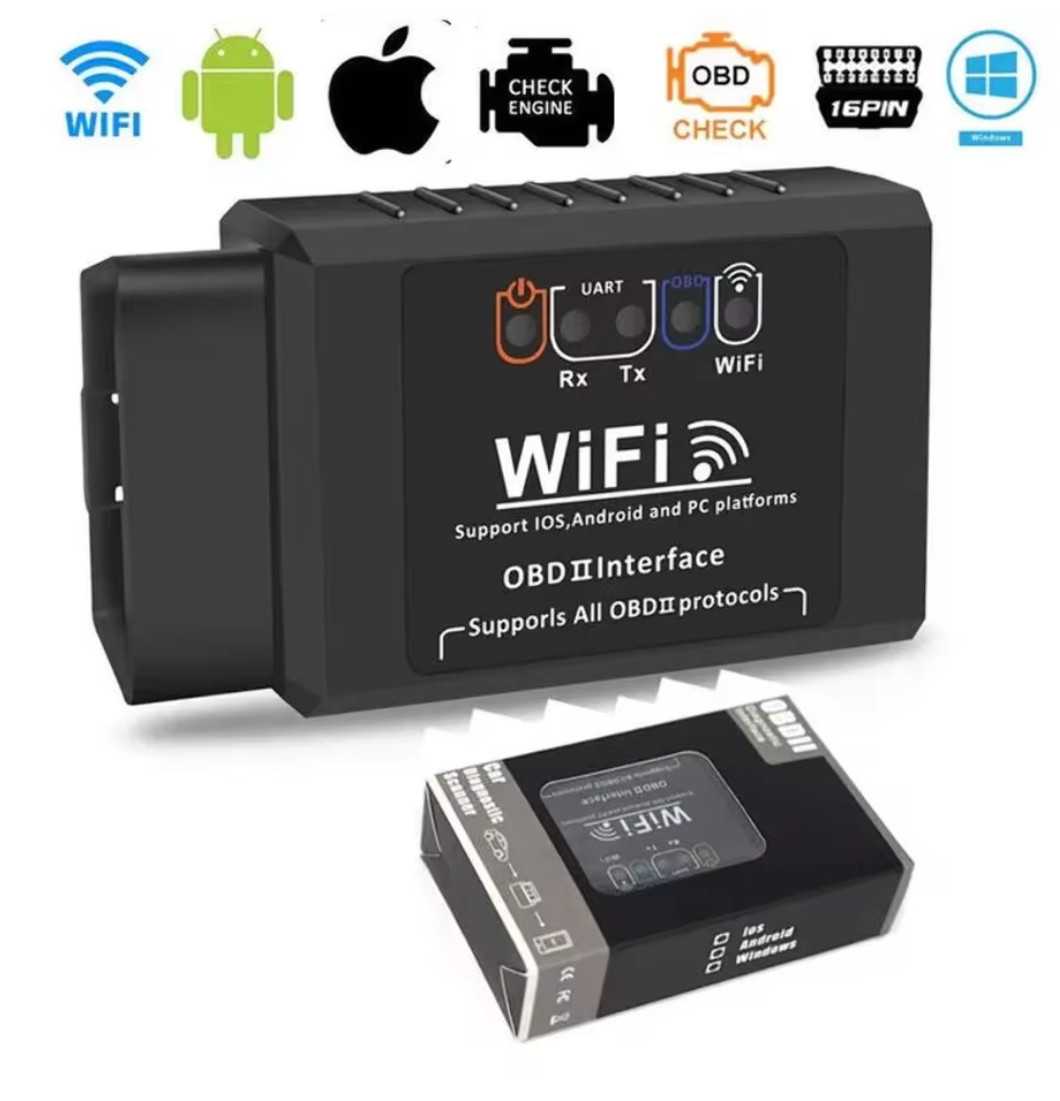 WIFI ELM327 V1.5 OBD2 Scanner Car Diagnostic Code Reader Tool for iOS Android