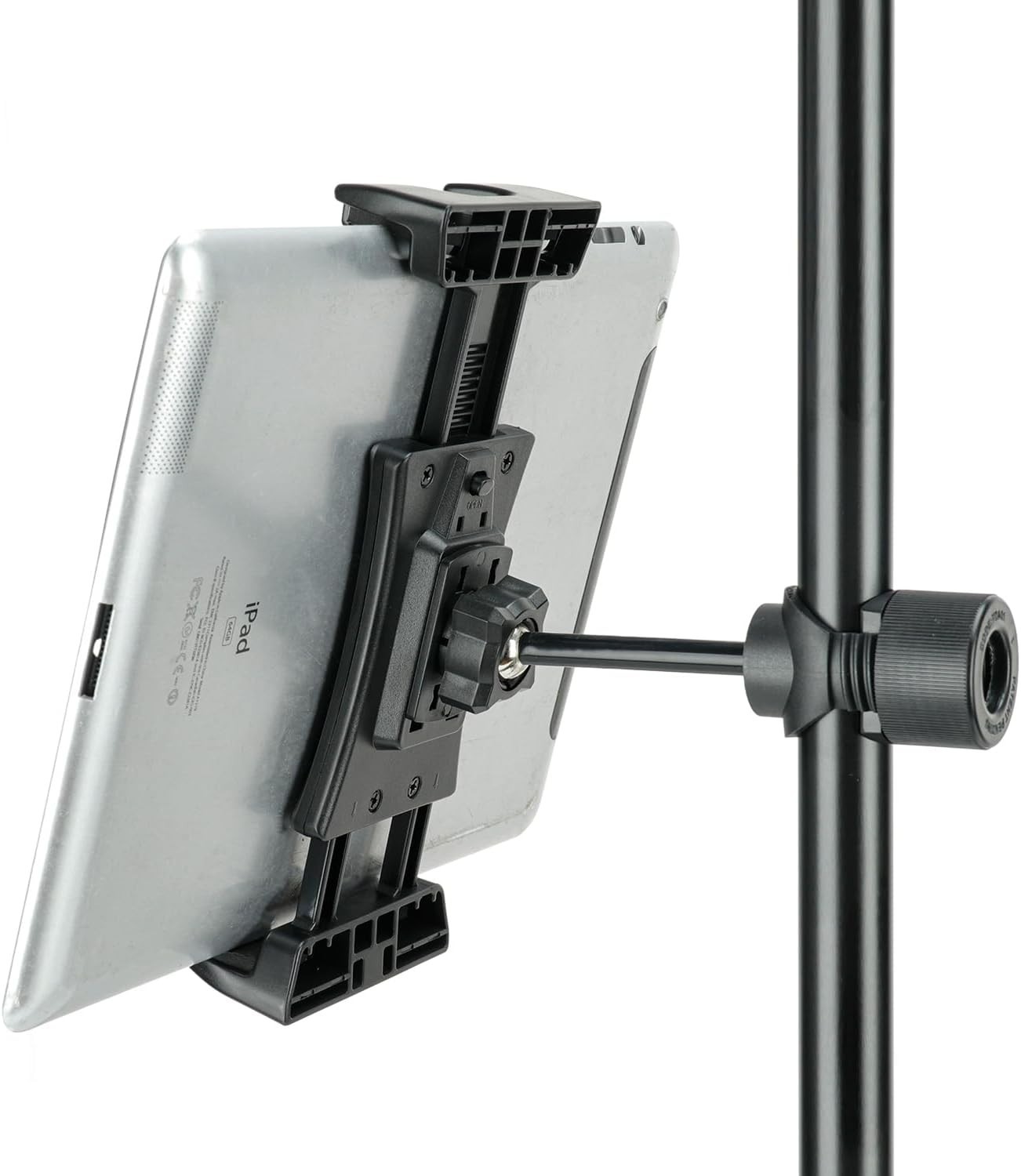 Adjustable Tablet Holder for Mic Stand, Fits 4.7" to 12.9" Devices