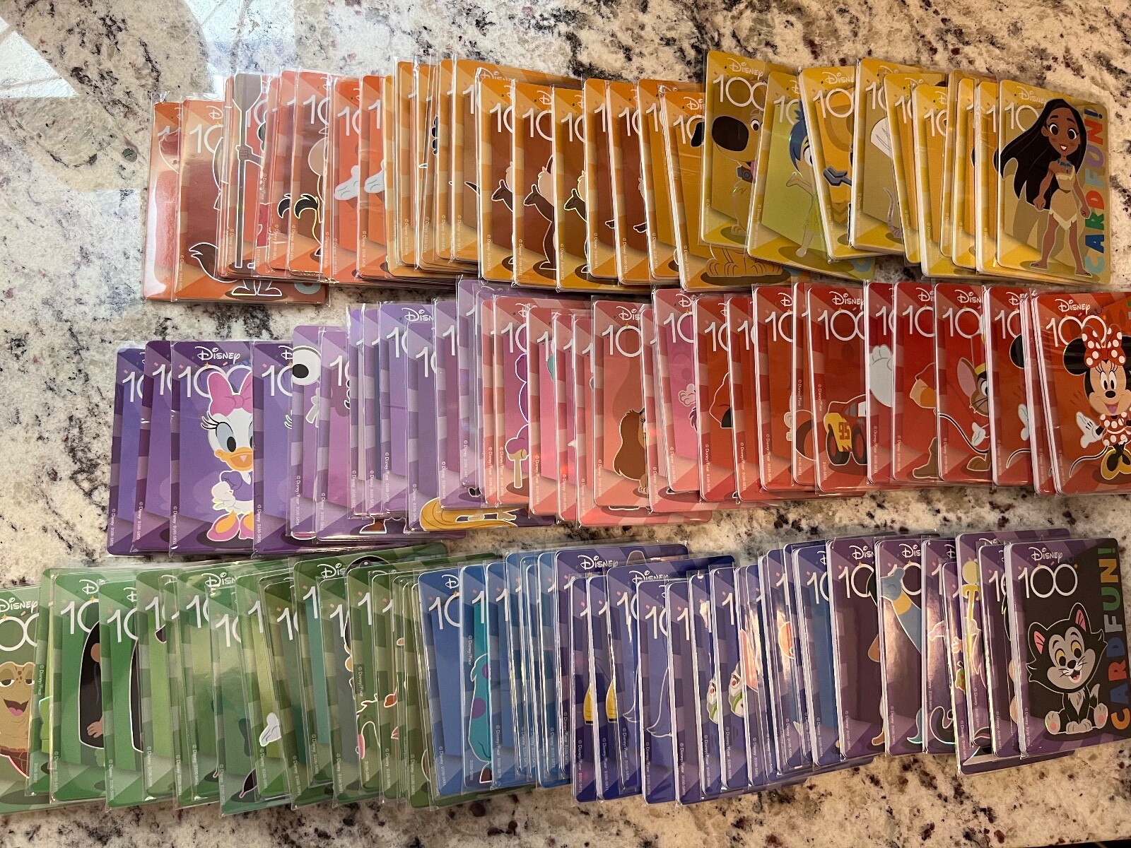 2023 Card.Fun Disney 100 Joyful ~ Rainbow Base Cards ~ Complete Your Set