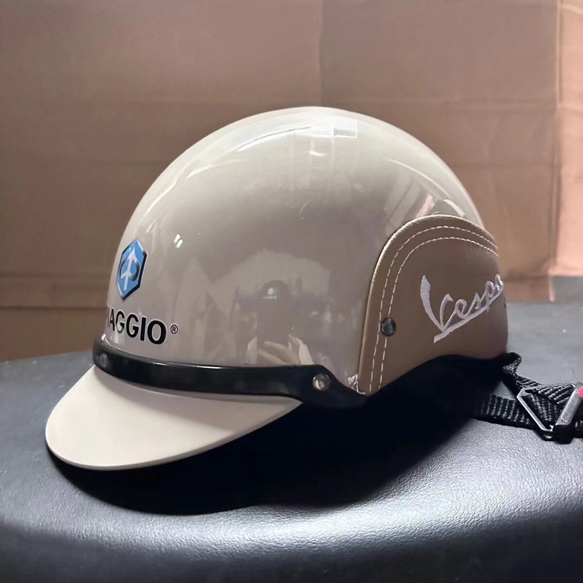 For Vespa GTS300 Spring/Sprint 150 Helmet Half Helmet Removable and Washable