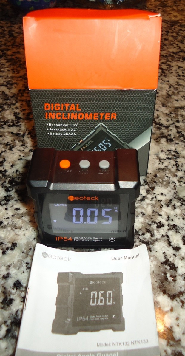 Magnetic Digital Level Box LCD Angle Finder Protractor Inclinometer Bevel Gauge