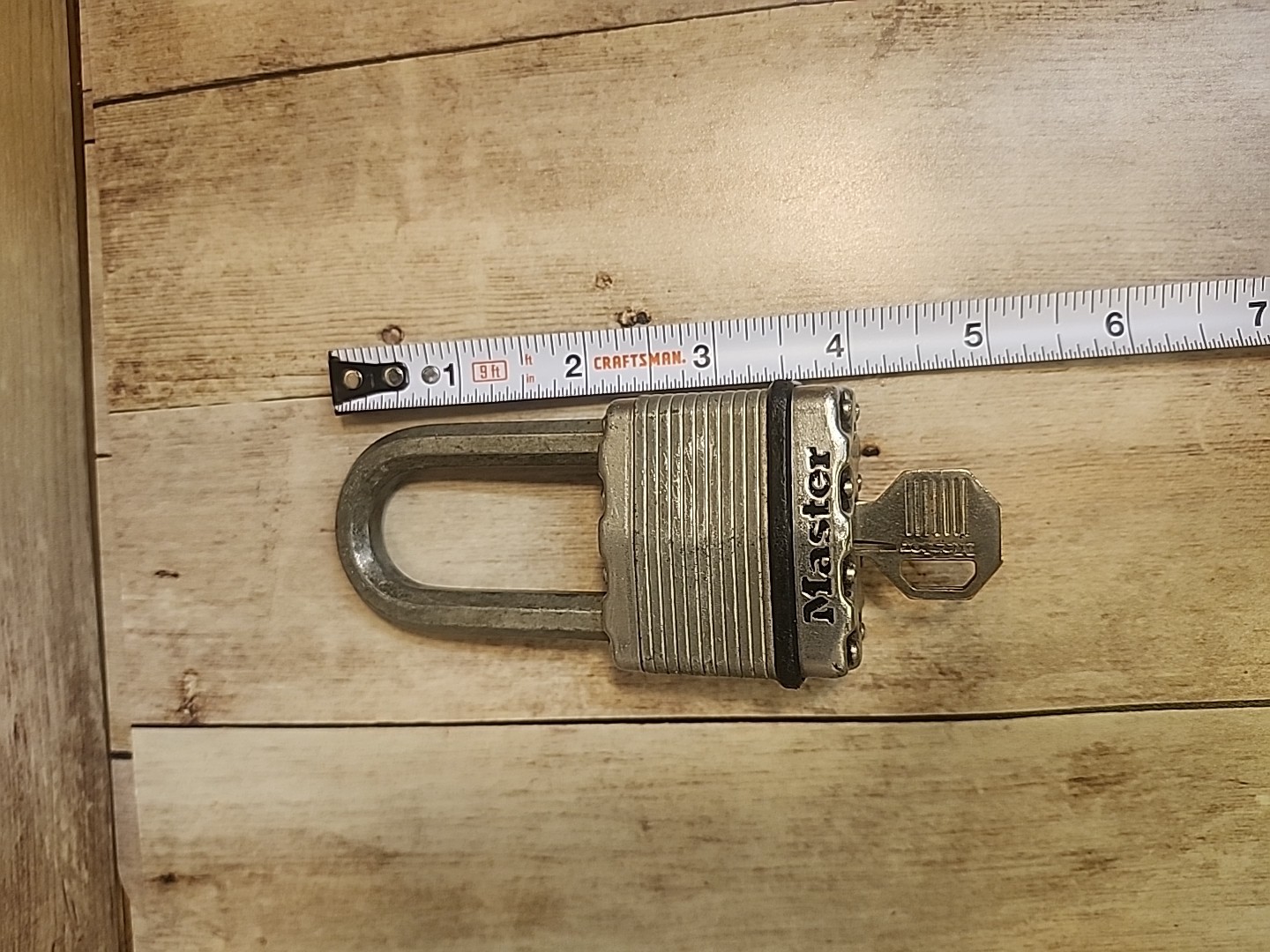 Master Lock Stainless Steel Padlock 2 in x 1 in Shackle 1 Key