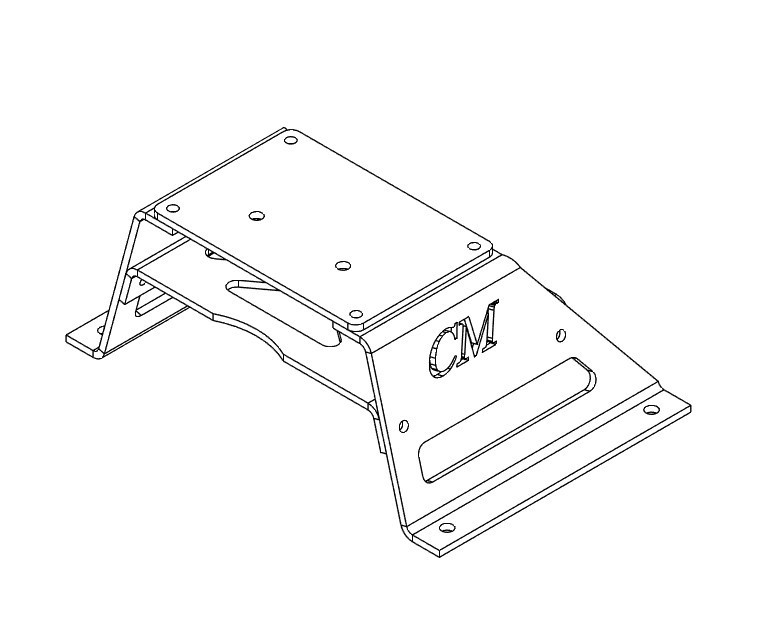 5" Reloading Press Riser Stand-extremely heavy duty