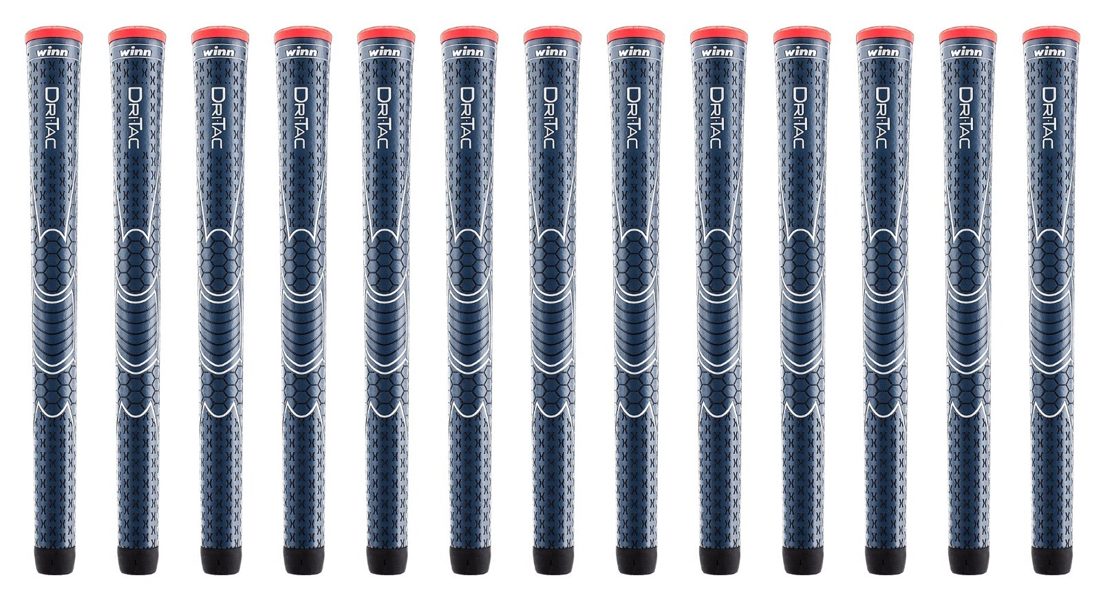 Set of 13 Winn Dri-tac Standard Size, Navy, Golf Grips 5DT-NB