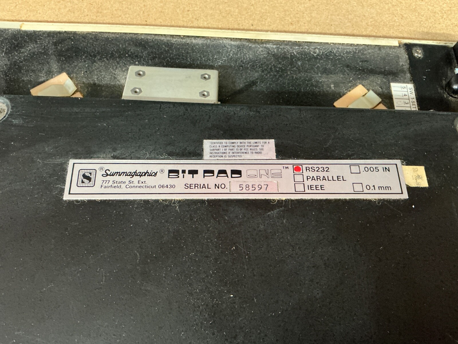 Summagraphics Bit Pad One 9400 Digitizer Drawing Tablet 1980s