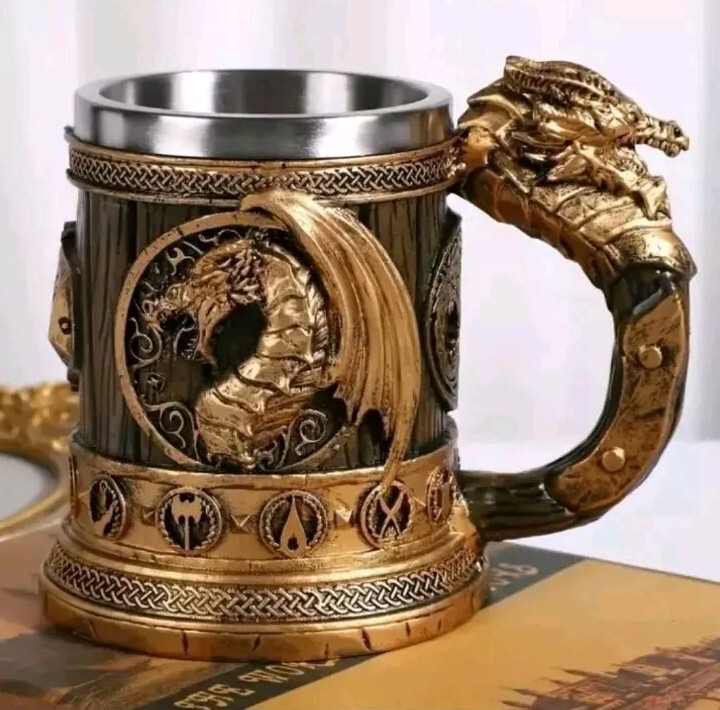 Dungeon Master Mug Dungeons and Dragons D&D Tankard  Trophy Drinking Mug