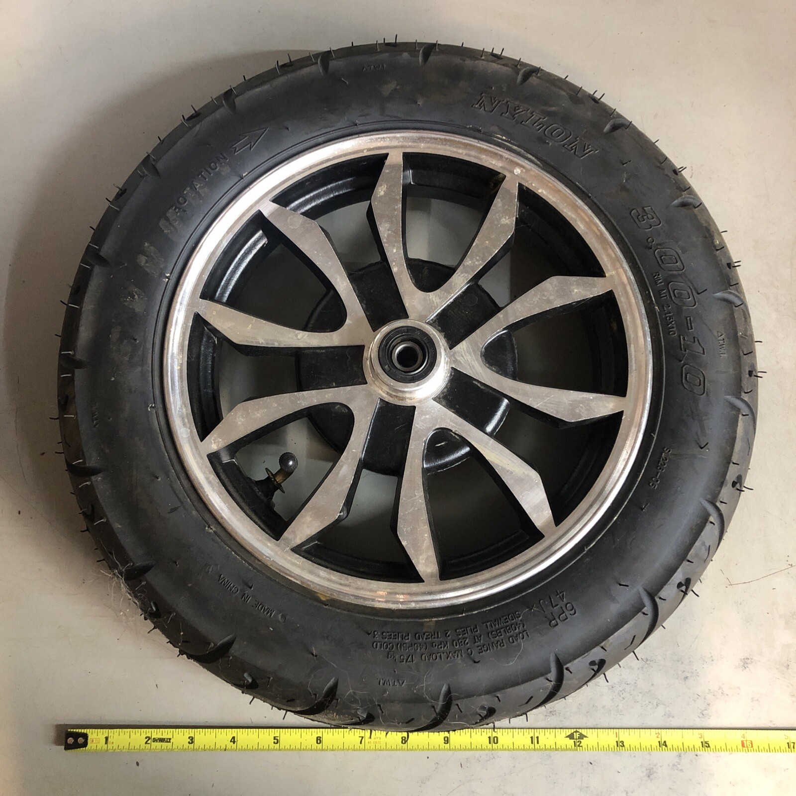 16" Pneumatic Front Wheel air tire rim Assembly for Pride Raptor WHL1702884