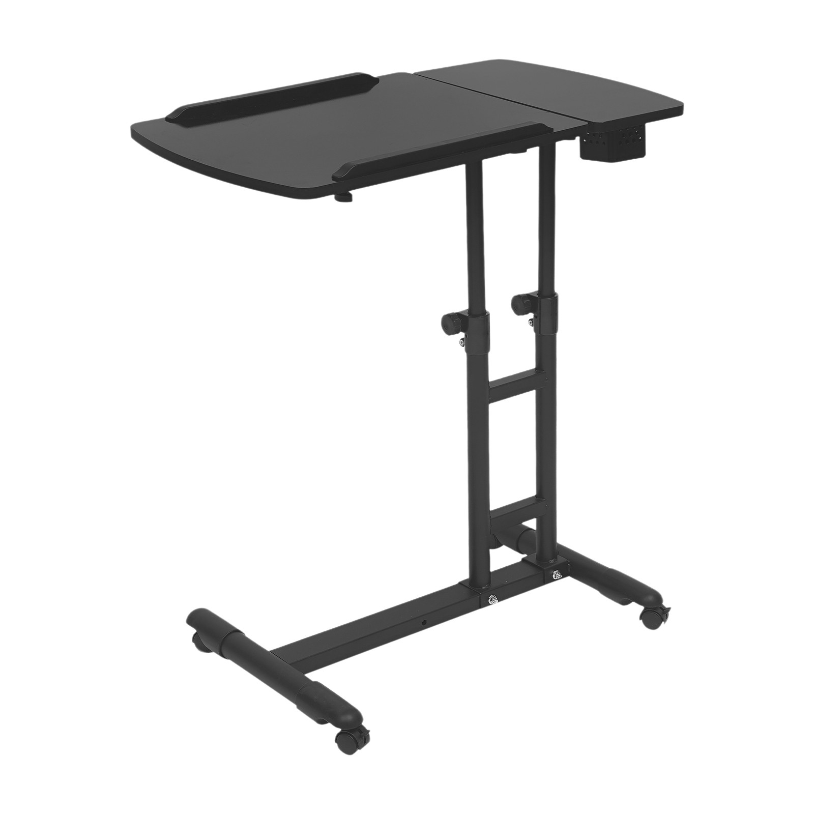 Side Table With Wheels Height Adjustable Computer Table Writing Table Free Stand