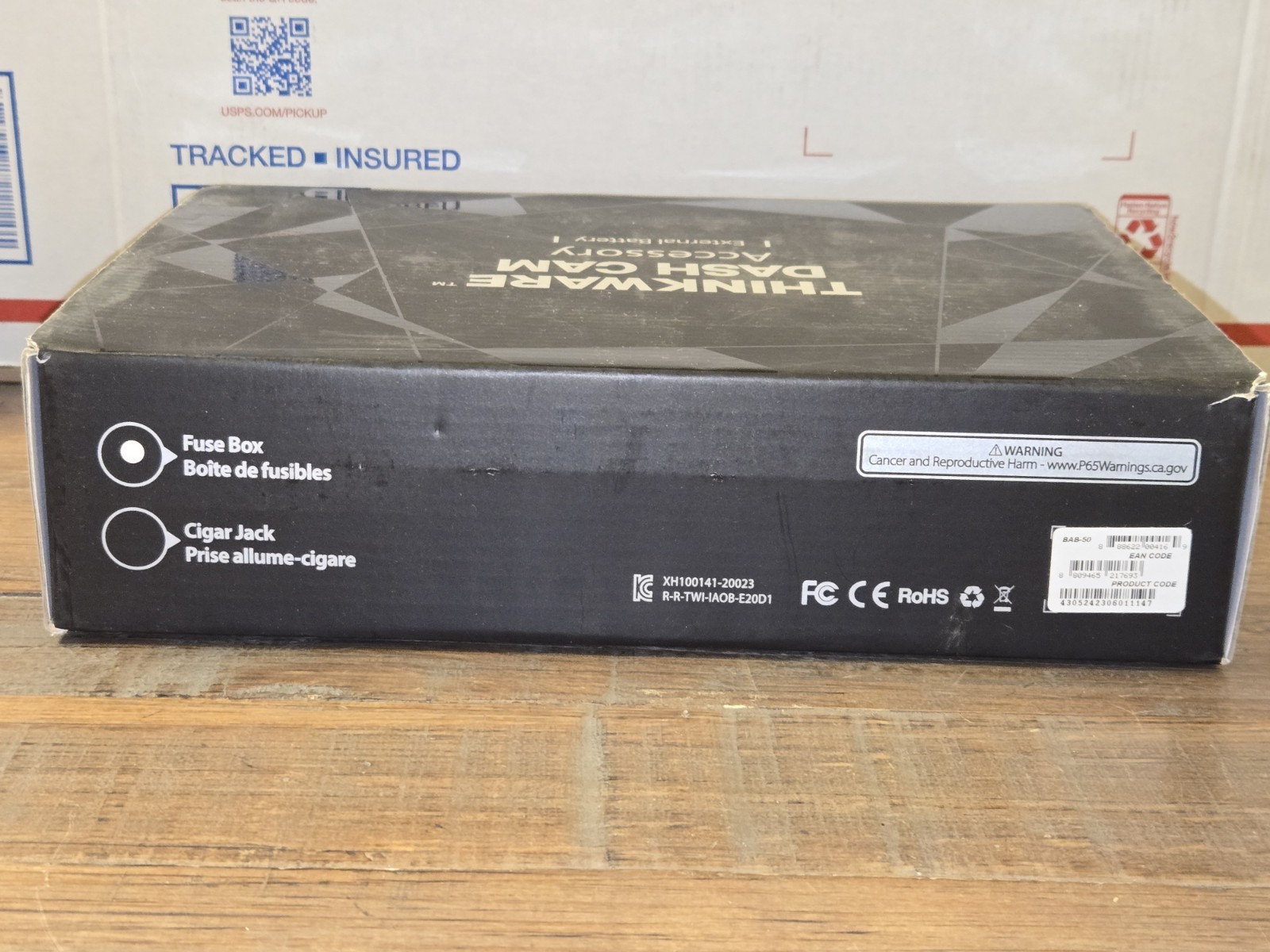 Thinkware iVolt Mini External Dash Cam Battery (BAB-50) Hardwiring Kit Required!