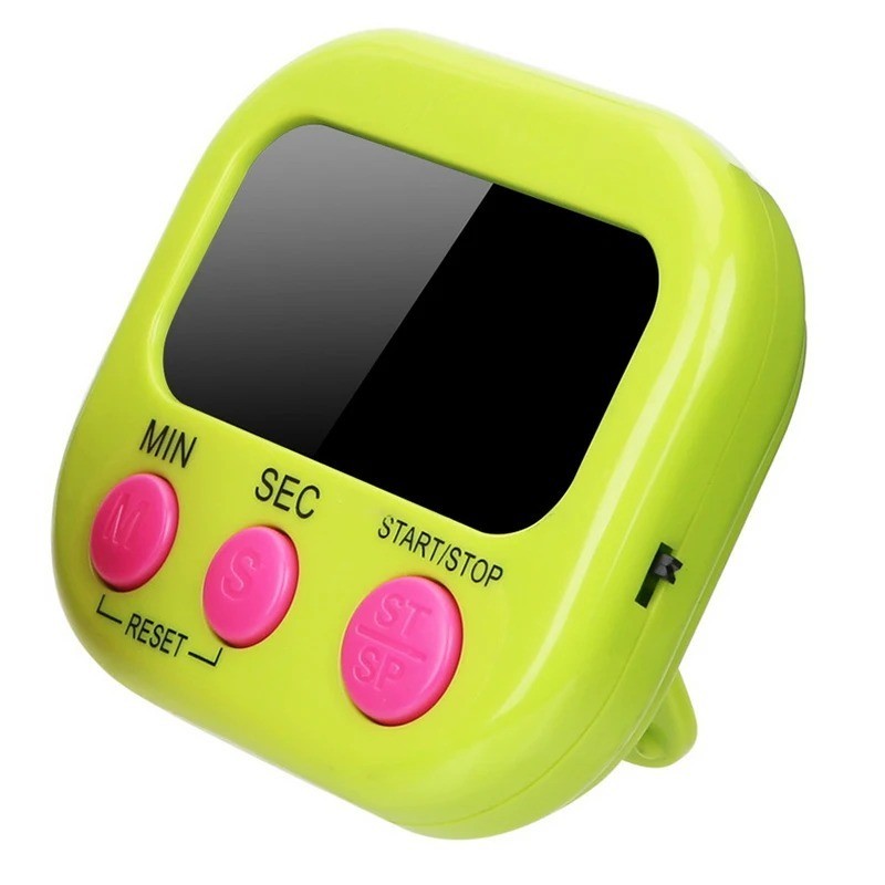 Large LCD Digital Kitchen Cooking Timer Count Down Up Clock Loud Alarm Magnetic