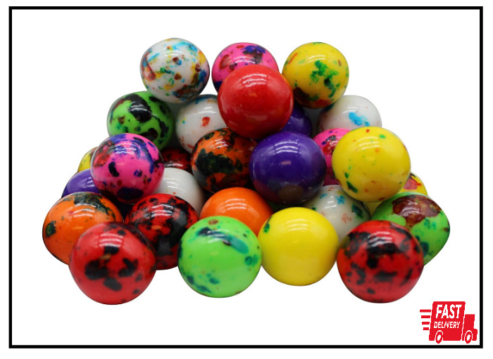 2 Pound Assorted Colors Hard Candy Jawbreakers Rock Hard Rainbow Candy