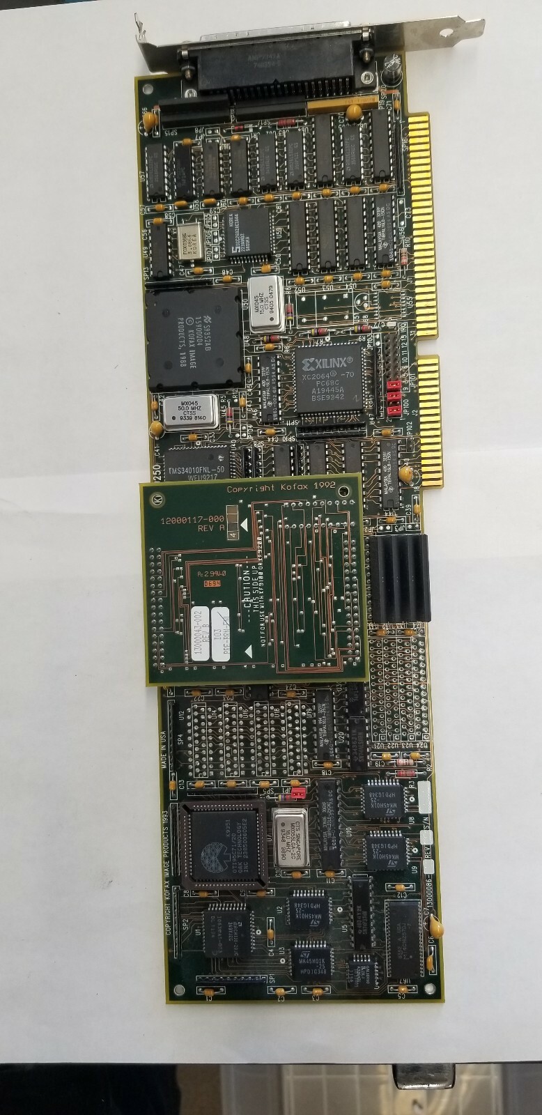 Kofax KF-9250 Image Processing Accelerator Still-Image Capture