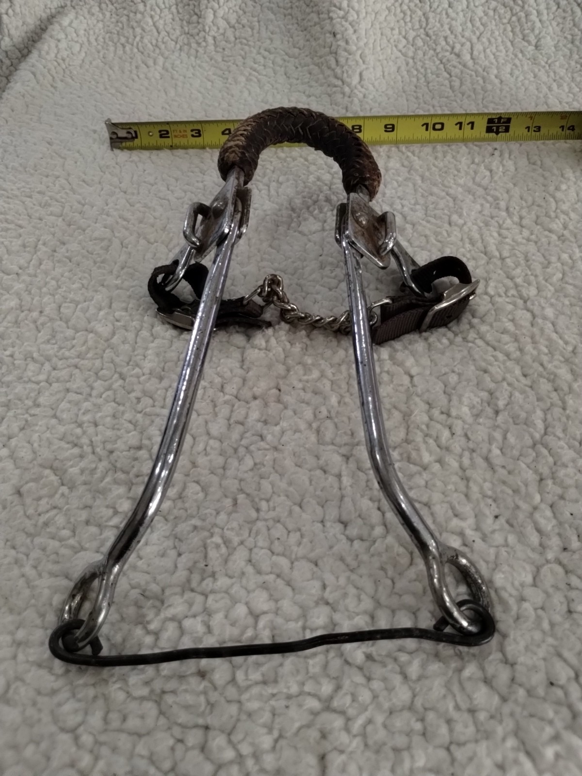 Unlabeled Hackamore Bit