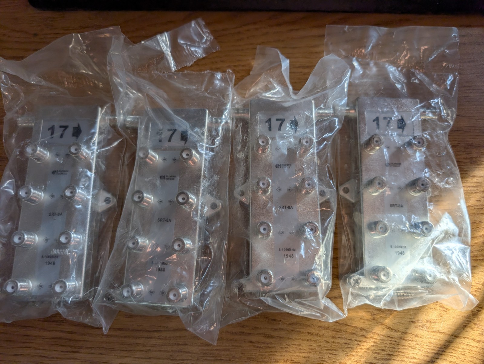Blonder Tongue SRT-8A-17 1948-17 Directional Tap 8 Output 5-1000MHz Lot of 4