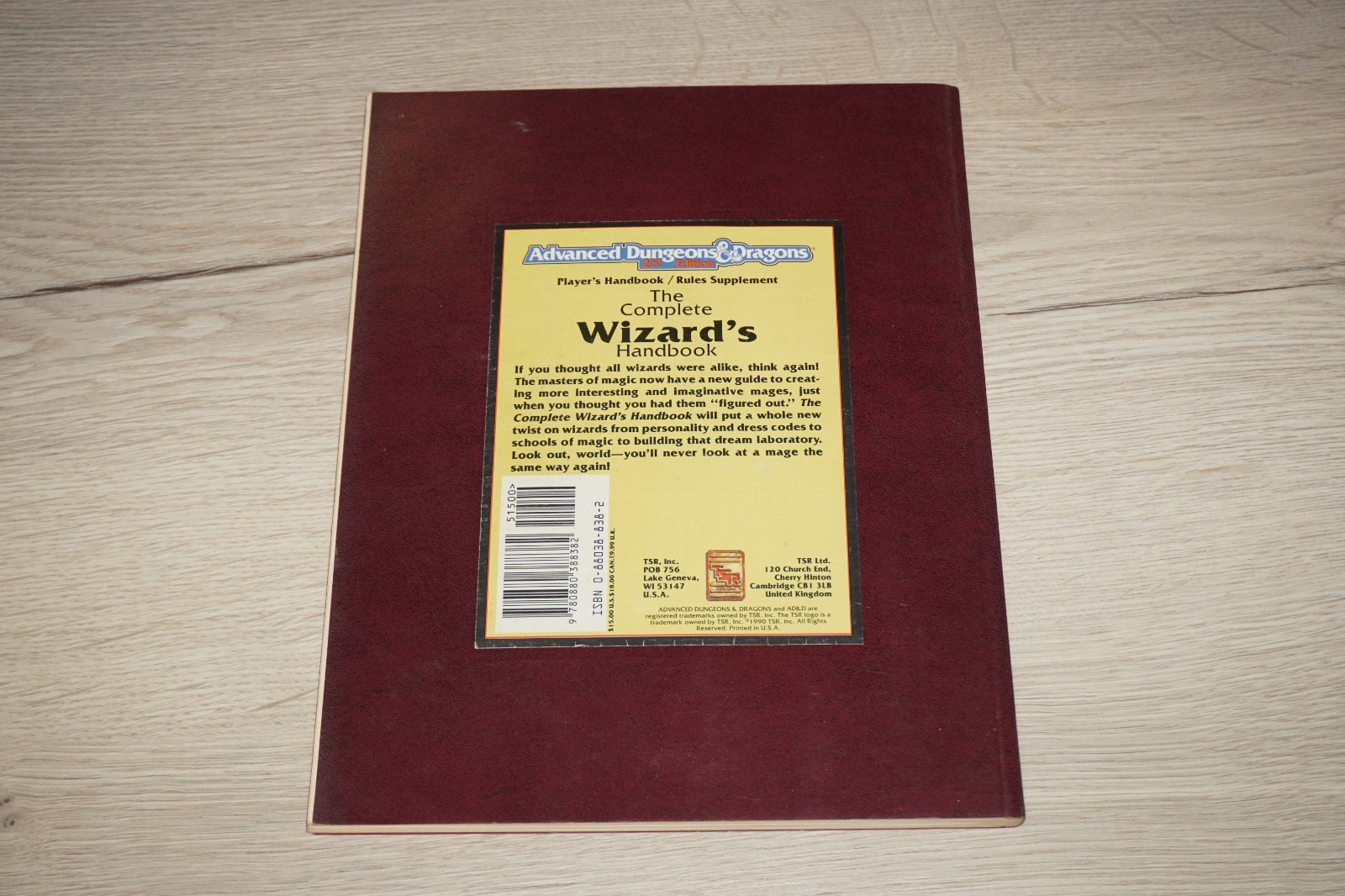 The Complete Wizards Handbook Advanced Dungeons & Dragons