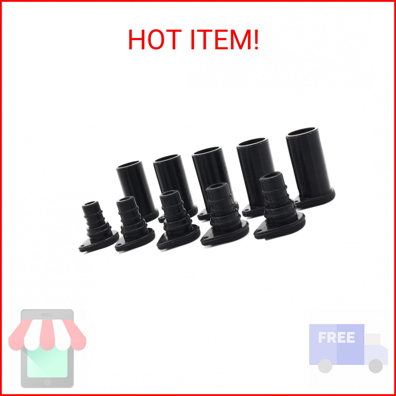 KarlKers Solar Connector Caps, IP67 Solar Panel Connector Cap Weather Resistant
