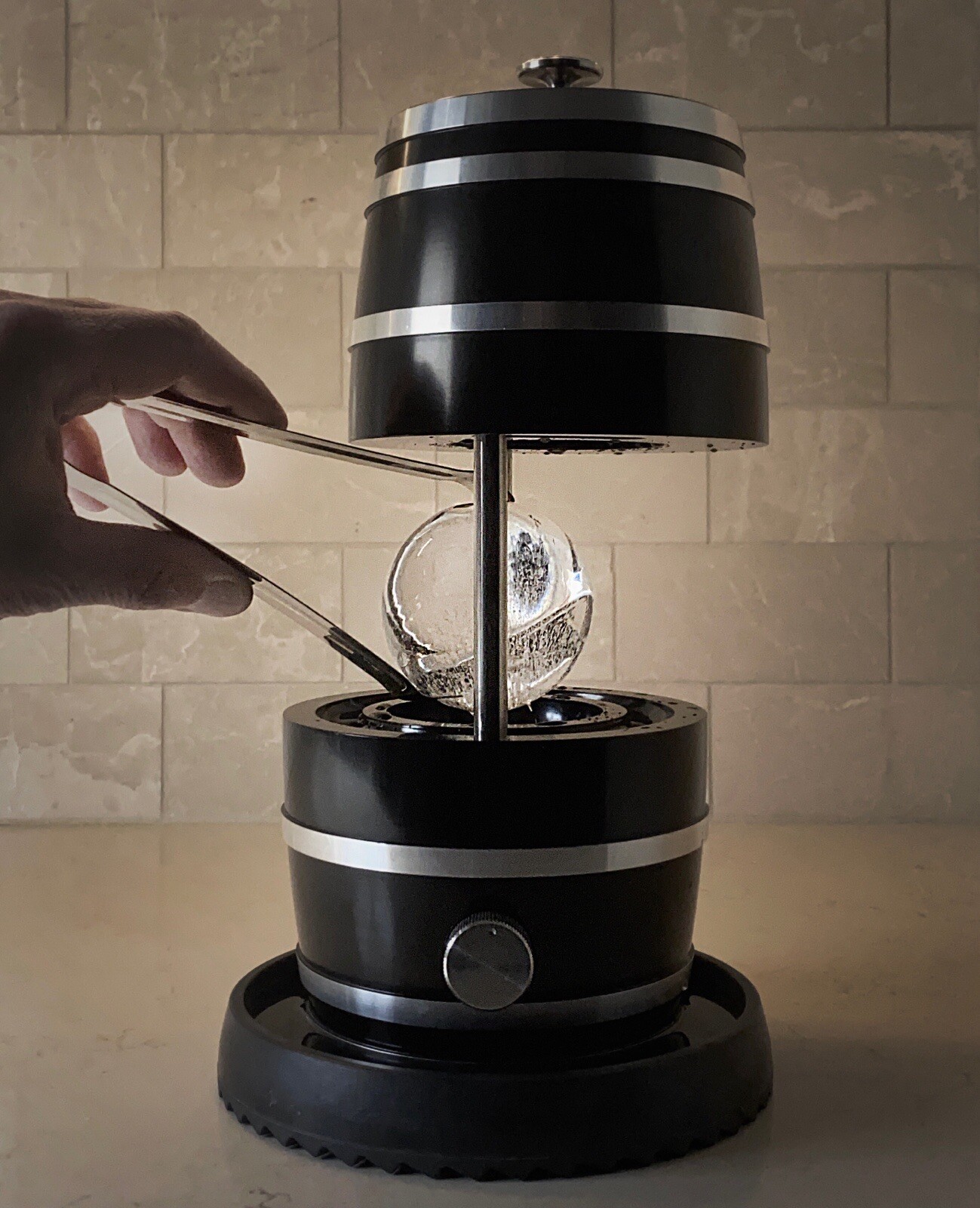 2.75 Inch (70mm) Ice Ball Press Mold- Whiskey Barrel Ice Baller- Full Size Press