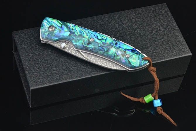 Abalone Shell Knife Handle Acrylic Scale Slabs DIY Making Knives Plate