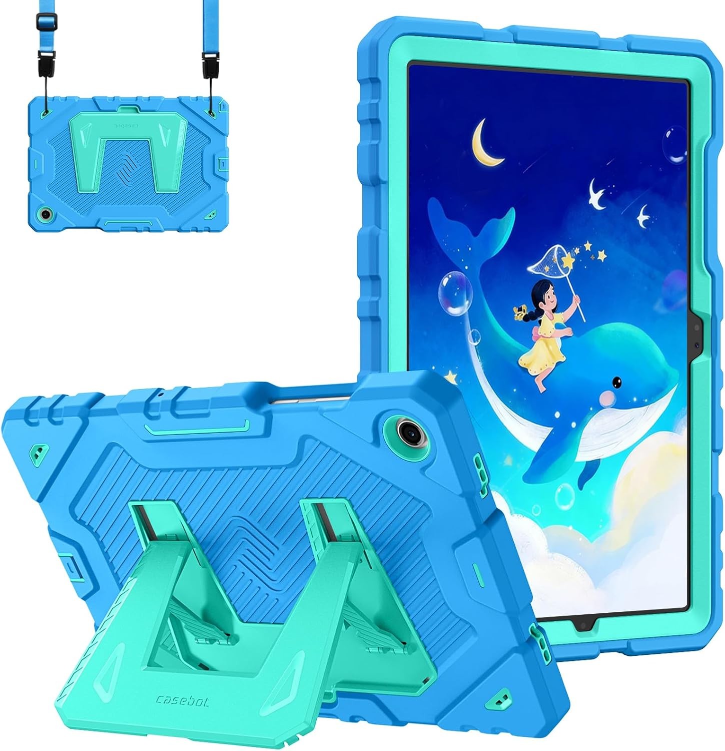 Case for Samsung Galaxy Tab A11+ Plus 11 Inch (2025) Heavy Duty Kickstand Cover