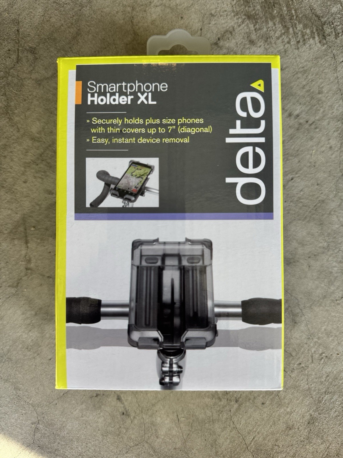 Delta HL6500 XL iPhone Android Holder smartphone case bike bar/ stem
