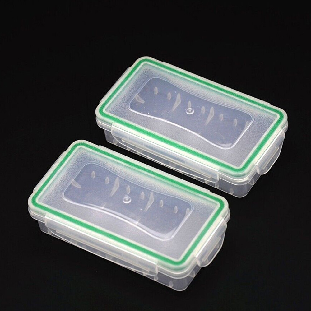 10 PCS Waterproof Battery Storage Case Holder Organizer for 18650/16340 Battery